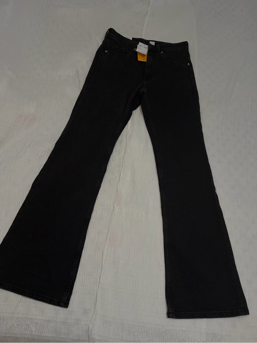 H&M Black Wide Leg Jeans